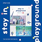 JYP Stray Kids - 2nd PHOTOBOOK Stay in Playground DVD+Pre-Order Benefit+On Pack Poster+Extra Photocards Set