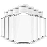 40Pcs 2oz Empty Clear Plastic Travel Bottles, Portable Refillable Containers with Flip Top Caps, PET Bottles for Hand Sanitizer Shampoo, Body Soap, Toner, Lotion, Cream (40 Pack)