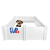 Whelping Box for Dogs | Veterinarian Approved | Puppy Rails Included | for Small Dogs Puppies | 48" x 36" x 12" | Small Breeds