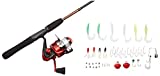 Ugly Stik Complete Spinning Reel and Fishing Rod Kit, Red, 5' - Light - 2pc, UGLYMULTISPCOMPKIT