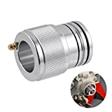 NICECNC 44mm Wheel Bearing Greaser Tool Compatible with Polaris Ranger RZR 900 / S4 / RS1, RZR XP 1000 / Turbo, General 4 1000, Sportsman 550/850 /1000, Scrambler XP 850/1000, See Fitment Silver