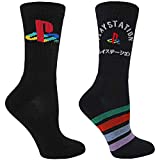 Ripple Junction PlayStation Kanji with Logo 2-Pack Novelty Crew Socks