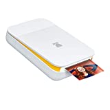 KODAK Smile Instant Digital Bluetooth Printer for iPhone & Android – Edit, Print & Share 2x3 Zink Photos w/ Smile App (White/ Yellow)