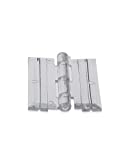 Source One Clear Acrylic Plexiglass Lucite Hinge, Pack of 10 (S1-10hinges)