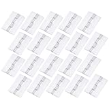 Bluecell 20pcs Clear Acrylic Plexiglass Lucite Hinge (65x41MM)