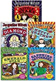 Jacqueline Wilson Hetty Feather Series Collection 5 Books Set (Little Stars, Sapphire Battersea, Diamond, Hetty Feather, Emerald Star)