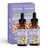 Nature's Synergy Hemp Oil & Melatonin (2-Pack) for Dogs, Cats & Pets, Calming, Omega Fatty Acids, Hip and Joint Support
