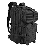 ProCase Tactical Backpack 42L Large Rucksack 3 Day Outdoor Military Army Assault Pack Go Bag Backpacks -Black