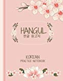 korean practice notebook: Korean Notebook For Hangul, Korean Calligraphy , Hangul Manuscript Paper For Korean Language Learning, Hangul Workbook for writing practice (120 pages large 8.5 x 11 in )