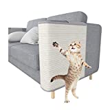 Cat Scratcher Couch Protector - Natural Sisal Furniture Protection from Cats - Corner cat Scratcher Couch for Bed,Chair,Sofa - Easy Installation