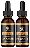 Billion Pets - 2 Pack - Hemp Oil for Dogs and Cats - Immunity Booster - Calming Aid for Dogs - Vitamin C