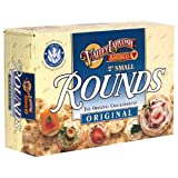 Valley Lahvosh Rounds Crackerbread, Original, 2-Inch Round, 4.5-Ounce Boxes (Pack of 12)