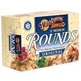 Valley Lahvosh Rounds Crackerbread, Original, 3-Inch Rounds, 4.5-Ounce Boxes (Pack of 12)