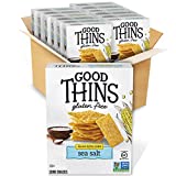 Good Thins Sea Salt Corn & Rice Snacks Gluten Free Crackers, 3.5 oz - Pack of 12