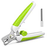 slopehill Dog Nail Clippers, Pet Nail Clippers with Safety Guard to Avoid Over Cutting, Free Nail File, Razor Sharp Blade, Lock Switch - Professional Grooming Tool for Large and Small Animals
