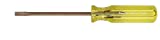 Ampco Safety Tools S-53 Cabinet Tip Screwdriver, Non-Sparking, Non-Magnetic, Corrosion Resistant, 3/16"