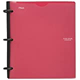 Five Star Flex NoteBinder, 1 Inch Binder, Customizable, Notebook and Binder All-in-One, Red (29326AB2)