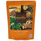 Real Food Blends Beef, Potatoes & Spinach - Pureed Food Meal for Feeding Tubes, 9.4 oz Pouch (Pack of 12 Pouches)