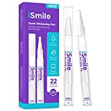 iSmile Teeth Whitening Pen - 35% Carbamide Peroxide, No Sensitivity, Travel-Friendly, Easy to Use, 2mL, 2 Pack