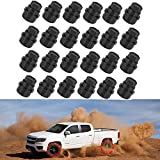 SecosAutoparts 24 Pcs Lug Nut Cap Covers Compatible with Chevrolet Compatible with GMC 1500 2500 Full SIize Truck Replace 15646250 6116071 711025 99956 999561