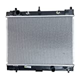 TYC 2890 Compatible with TOYOTA Yaris 1-Row Plastic Aluminum Replacement Radiator