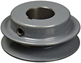 TB Woods AK241 FHP Bored-to-size V-Belt Sheave, A Belt Section, 1 Groove, 1" Bore, Cast Iron, 2.45" OD, 10210 max rpm