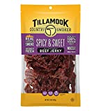 Tillamook Country Smoker Real Hardwood Smoked Beef Jerky, Spicy & Sweet, 10 Ounce