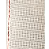 Needlepoint Blank Canvas 12/13/18 Mesh- Zweigart Mono Deluxe Orange Line - Priced Per 1 Yard - Low Price Guarantee (12)