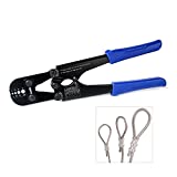 iCrimp Wire Rope Crimping Tool for Aluminum Oval Sleeves,Double Sleeves,Crimping Loop sleeve from 3/64-inch to 1/8-inch -15 inch Length