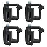 Mounting Clamps Truck Caps Camper Shell for Chevy Silverado Sierra 1500 2500 3500,Dodge Dakota Ram 1500 2500 3500,F150 F250,Titan,Tundra 4 PCS