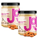 Organic Almond Milk Unsweetened Plain Concentrate by JOI - 27 Servings - Vegan, Kosher, Shelf Stable, Keto-Friendly, Dairy Free, & Fat Free Milk - Almond Milk Powder Substitute, Coffee & Plant Milk Creamer