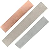 Anode Set-1 Pc 1 X 6 X 0.04 Inch Pure Nickel Anode Sheet, 1 Pc 3.93 x 0.79 x 0.04 Inch Copper Anode Sheet and 1 Pc 3.93 x 0.79 x 0.04 Inch Zinc Anode Sheet, for Plating and Electroplating