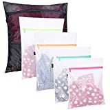 Set of 5 Mesh Laundry Bags-1 Extra Large, 2 Large & 2 Medium Bags Laundry,Blouse, Hosiery, Stocking, Underwear, Bra Lingerie, Travel Laundry Bag