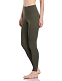 Colorfulkoala Women's Buttery Soft High Waisted Yoga Pants Full-Length Leggings (M, Olive Green)