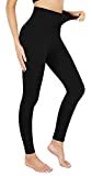 CUGOAO High Waisted Compression Leggings for Women, Thick Seamless Leggings Tummy Control Postpartum Slimming Leggings Black