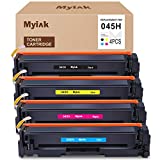 MYIK Compatible Toner Cartridge Replacement for Canon 045H 045 CRG-045H CRG-045 to use with imageCLASS MF634Cdw MF632Cdw LBP612Cdw i-SENSYS MF635Cx (Black, Cyan, Magenta, Yellow, 4 Pack)