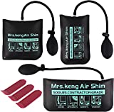 Air Wedge Bag Kit 3 Pack,Inflatable Air Wedge Pump, Air Shim & Alignment Tool Inflatable Shim Bag with 3 Tools,for Window,Door Installation,Home Use