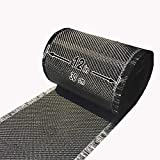 5 FT x 12" - Carbon Fiber FABRIC-2x2 Twill WEAVE-3K/220g