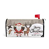 senya Home Garden Christmas Deer Pattern Magnetic Mailbox Cover Standard