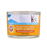 Arm & Hammer For Pets Air Care Pet Scents 3 Wick Deodorizing Soy Candle in Fresh Breeze Scent | 7 oz Pet Odor Soy Candle | Pet Odor Eliminator Candles for Home Neutralizes Pet Odors & Freshens Air