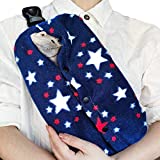 Adjustable Bearded Dragon Travel Sling Reptile Carrier Adjustable Reptile Sling for Lizard Clothes Tank Accessories Small Animals Travel Carrier to Prevent Them Falling When Napping Inside (Stars, L)