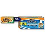 BIC Wite-Out Brand Extra Coverage Correction Fluid, 20 mL, White, Covers The Toughest Mistakes, 3-Count