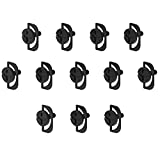 DKE 24pcs Thumb Screw Grip Knobs M4 x 10mm Thumb Screws for Phillips ASUS HP DELL ACER Computer LCD Monitor Display Screen PC VESA Stand TV Mounting Head Screw, Black