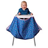 High Chair Food Catcher For Babies & Toddlers To Catch Dropped Food, Baby Lead Weaning & Feeding, Wipeable & Waterproof | Mumma's Little Helpers, Flamingo