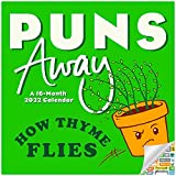 Puns Away Calendar 2022 -- Deluxe 2022 Humorous Puns Wall Calendar Bundle with Over 100 Calendar Stickers (Gag Gifts, Office Supplies)