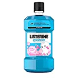 Listerine Smart Rinse Mouthwash, Children's Zero Alcohol, Fluoride Rinse, Anti Cavity Mouth Rinse, Bad Breath Treatment, Mouthwash for Kids; Bubblegum Flavor, 16.9 Fl. Oz (Pack of 3)