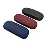 3Pack Unisex Hard Shell Eyeglasses Protector Cases, Protective Case For Glasses