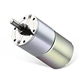 Greartisan DC 12V 150RPM Gear Motor High Torque Electric Micro Speed Reduction Geared Motor Centric Output Shaft 37mm Diameter Gearbox