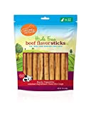 Canine Naturals Beef Chew 5" Stick 10 Pack - 100% Rawhide Free and Collagen Free Dog Treats - Made with Real Beef - All-Natural and Easily Digestible - Poultry Free Recipe - Great for Dental Health