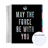 7" x 9" Spiral Bound 12 Month Academic Planner ( Jan 2022 - Dec 2022 ) - Star Wars May the Force Be With You. Monthly & Pages. Productivity & Schedule Pages. Stickers by Erin Condren.